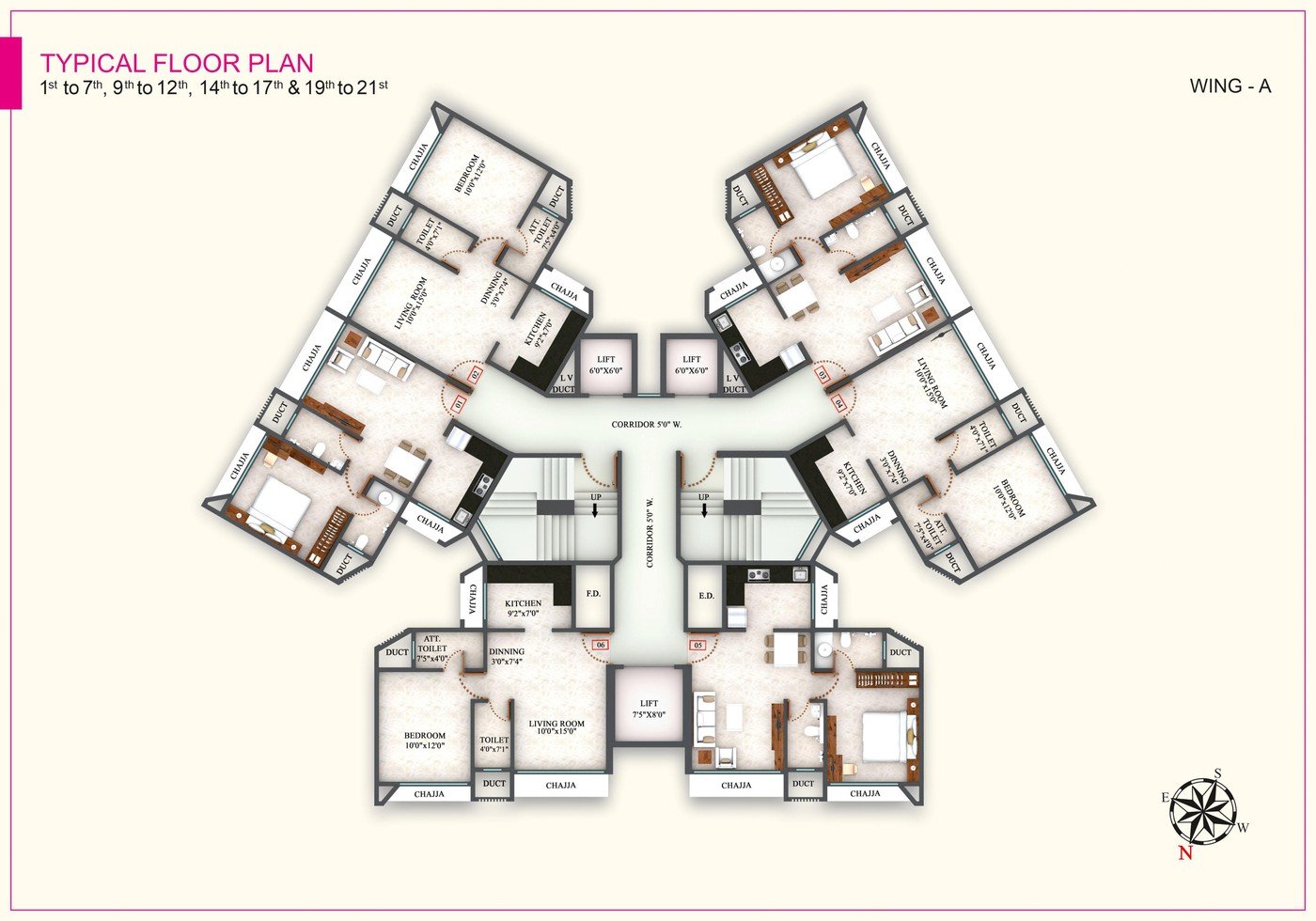 Typical Floor Plan Codename Majha Ghar
